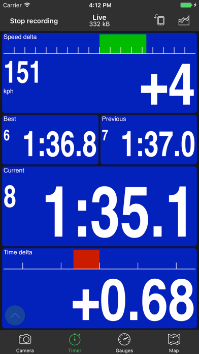 Скриншот RaceChrono Pro 1